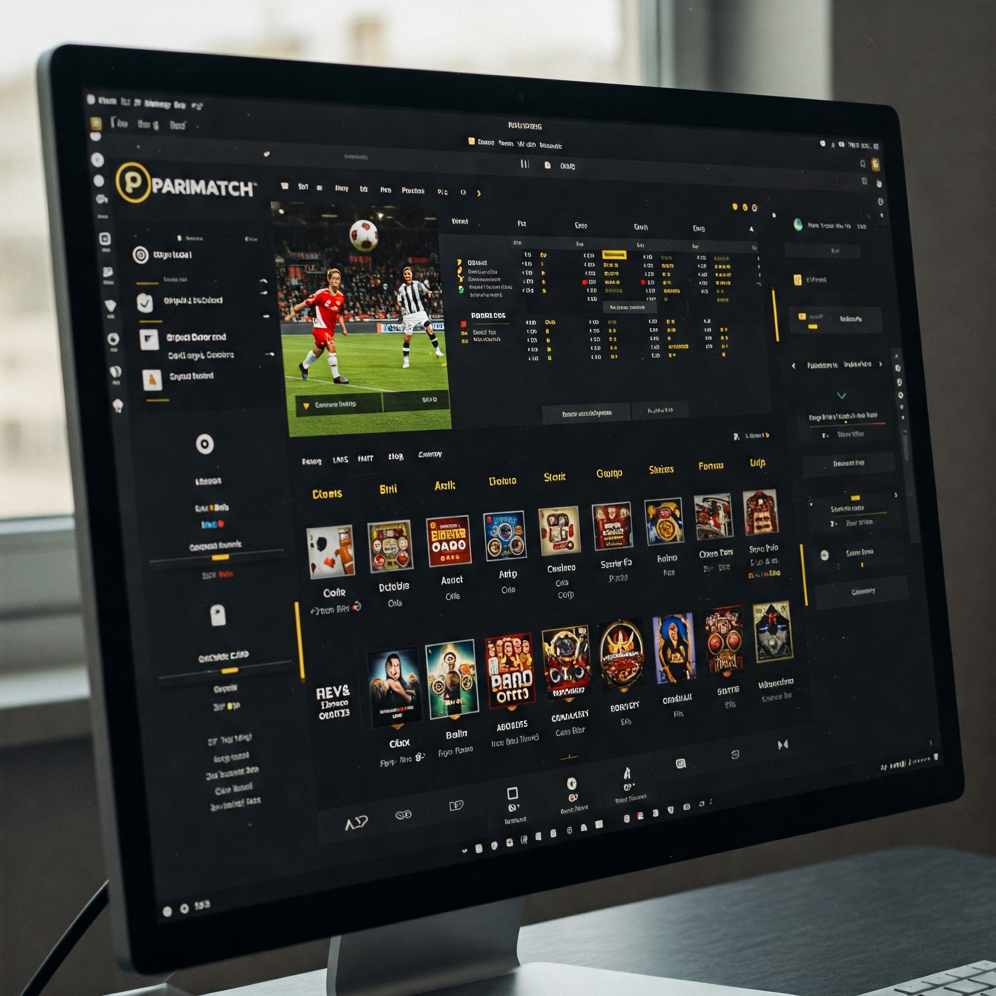 Aplikacja PariMatch na PC Aplikacja PariMatch na PC